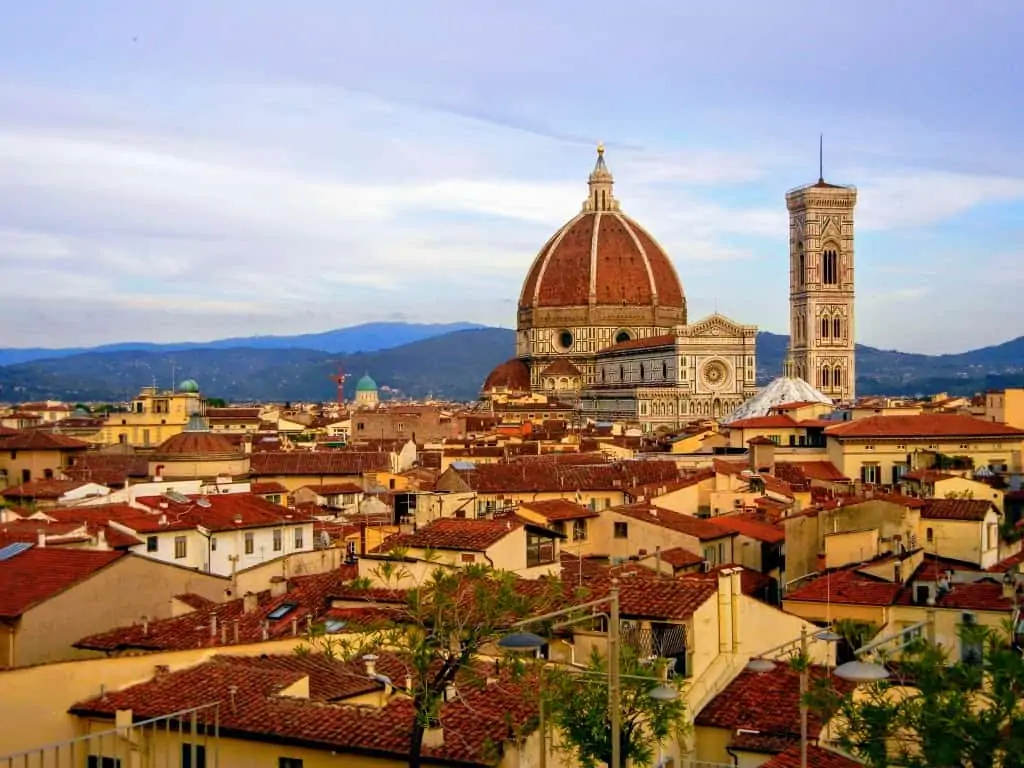Florence Italy skyline with Duomo